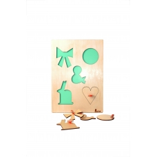 &Me Grote houten puzzel