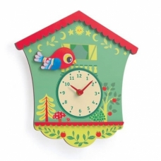Djeco Houten klok vogelhuisje Peggy