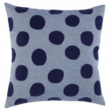 La cerise sur le gateau Kussen denim dots
