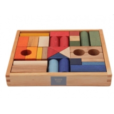 Wooden Story Blokken regenboog