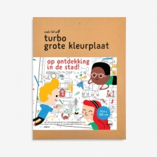 Makii grote kleurplaat 'stad'