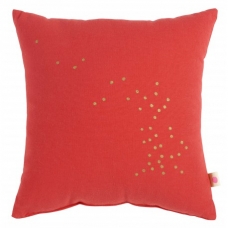 La cerise sur le gateau Cushion with golden dots 30x30