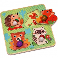 Djeco Houten puzzel croc-nut