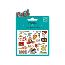 Djeco Kleine stickers pop en rock