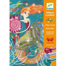 Djeco Glitter board zeemeermin
