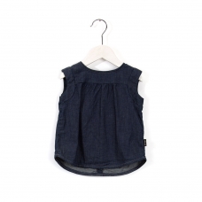 IMPS&ELFS Jurkje denim mouwloos