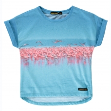 Finger in the nose T-shirt Flamingos