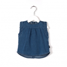 IMPS&ELFS Jurkje denim mouwloos