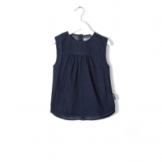 IMPS&ELFS Blouse mouwloos denim