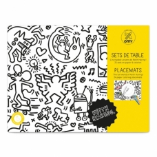 OMY Kleur placemats Keith Haring